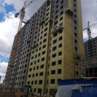 外墻施工現(xiàn)場