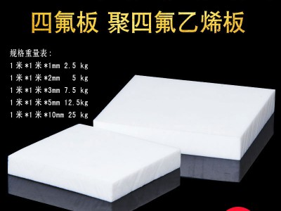 聚四氟乙烯板廠(chǎng)家，5厚聚四氟乙烯板