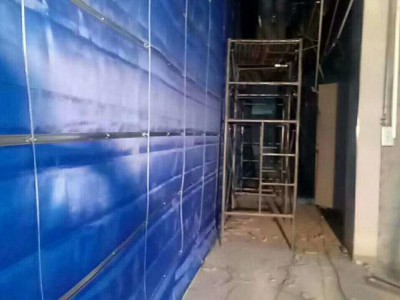 防火卷簾，甲防火卷簾門，無(wú)極布卷簾，鋼制防火卷簾門