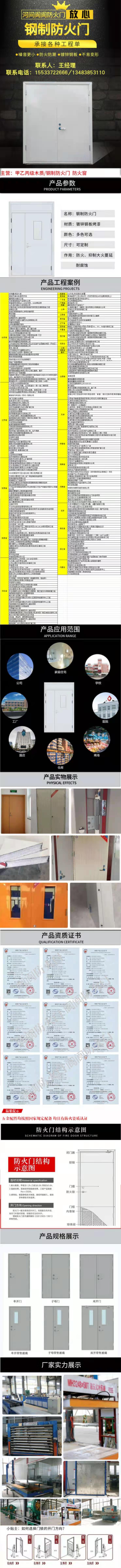 防火門，甲級防火門，鋼制防火門