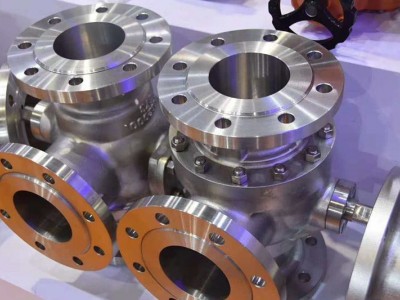 法蘭三通球閥Q44F 不銹鋼二通球閥